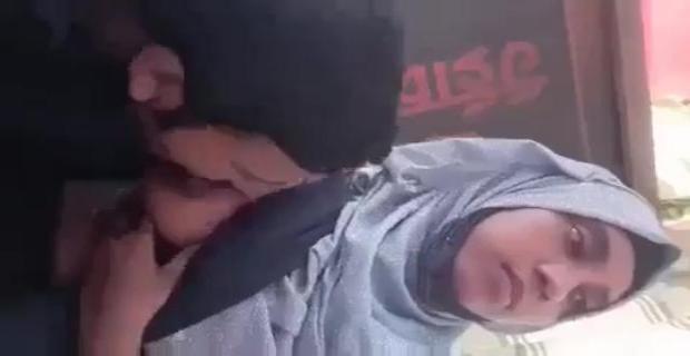Hot Ajmer Hijab Girl Sania Boob Sucking BF College