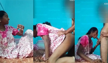 Skinny Tamil Aunty Sucking Dick Fucking Video