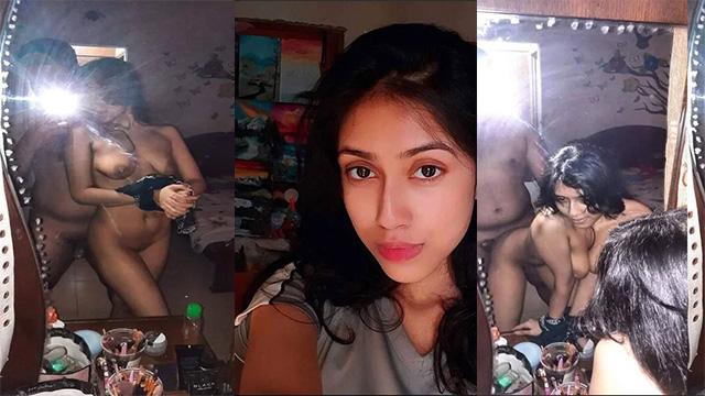 Horny Slim Girl Enjoying With Boyfriend Fucking HD